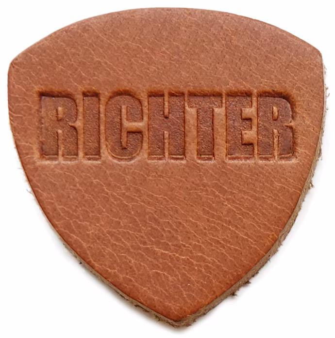 Richter Leather Pick Heavy - Kostka