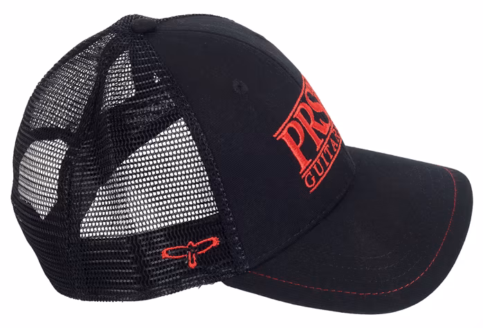PRS Block Logo Red & Black Trucker Hat - Bejsbolówka