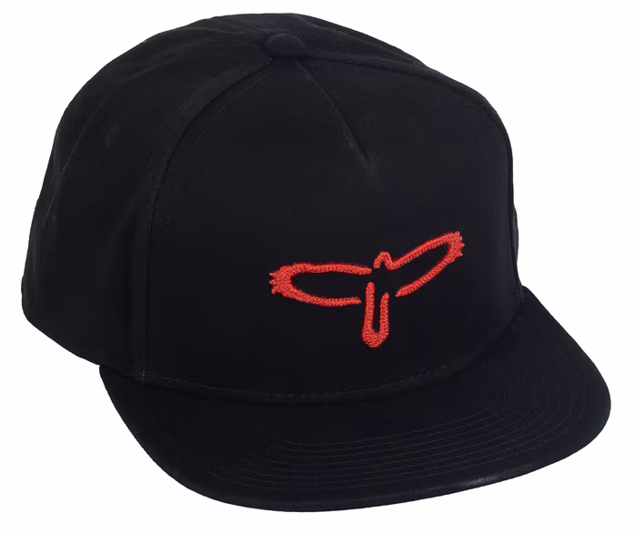 PRS Baseball Hat Flat Bill Red Bird Logo - Bejsbolówka