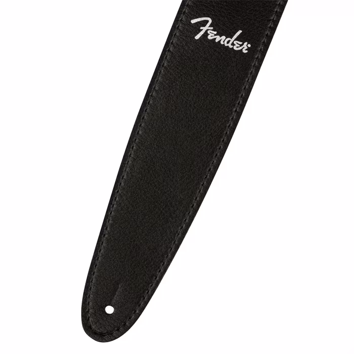 Fender Vegan Leather Strap, Black, 2.5" - Pas gitarowy