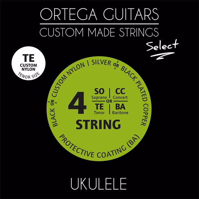 Ortega UKS-TE - Struny do ukulele tenorowego