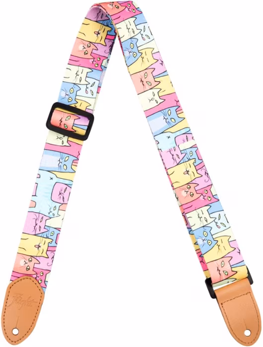 Flight S35 Kitty Ukulele Strap - Pas do ukulele