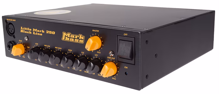 Markbass Little Mark 250 Black - Wzmacniacz tranzystorowy do gitar basowych