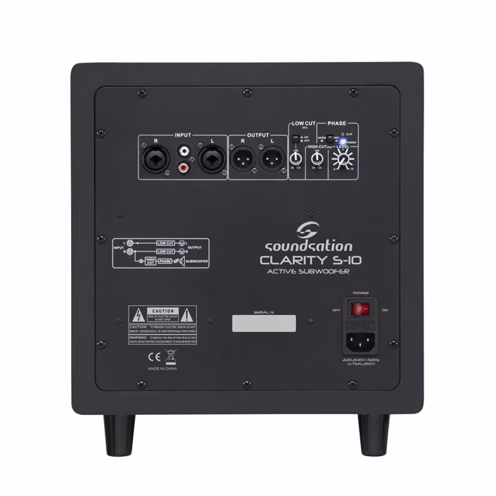 Soundsation CLARITY S-10 - Aktywny subwoofer studyjny