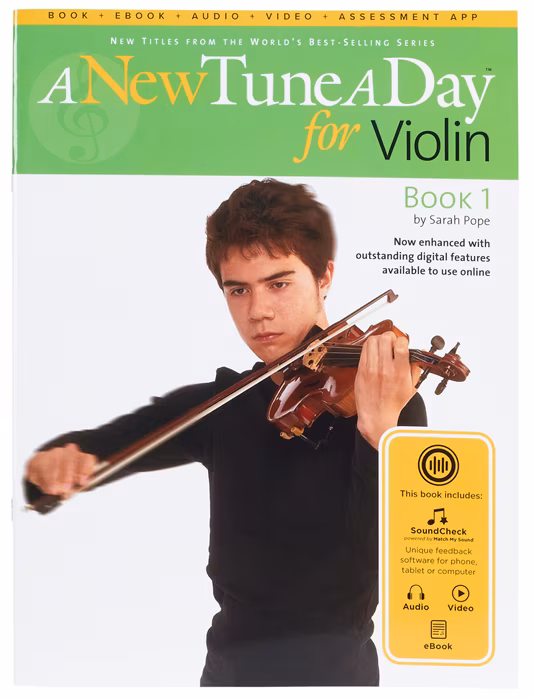 MS A New Tune A Day: Violin Book 1 - Nuty na skrzypce