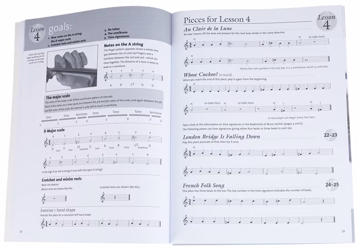 MS A New Tune A Day: Violin Book 1 - Nuty na skrzypce
