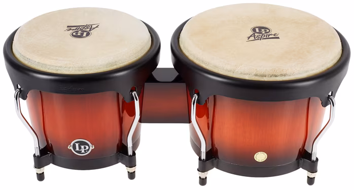 Latin Percussion Aspire Series Vintage Sunburst Bongo - Bongosy