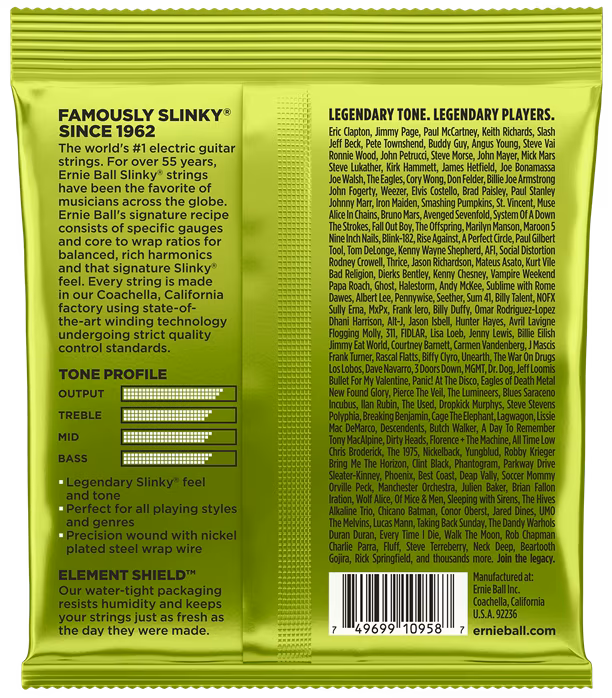 Ernie Ball 2629 Nickel Wound 8-String Regular Slinky - Struny do ośmiostrunowej gitary elektrycznej