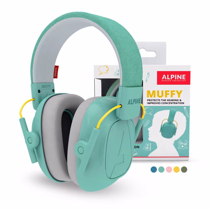 Alpine Muffy Mint - Dziecięce słuchawki izolacyjne