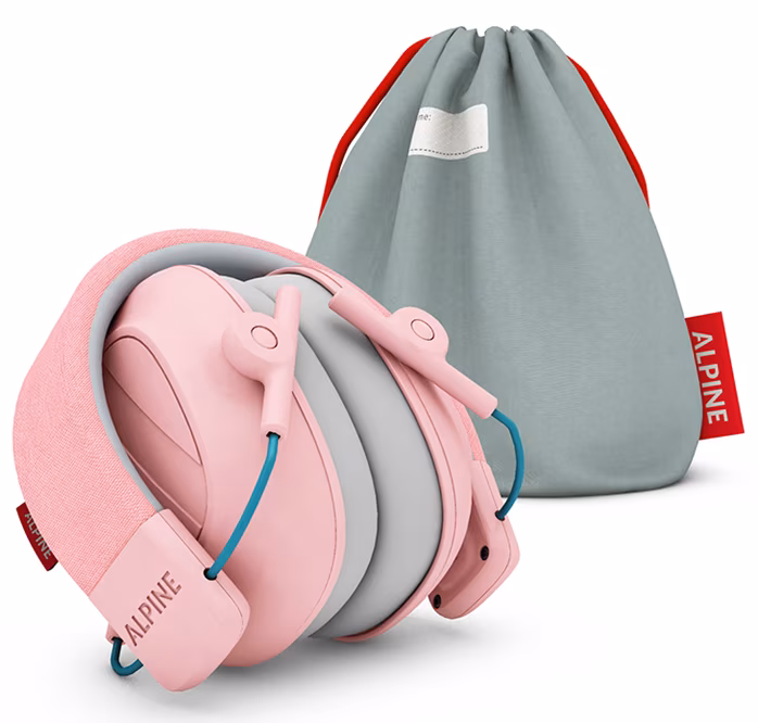 Alpine Muffy Pink - Dziecięce słuchawki izolacyjne