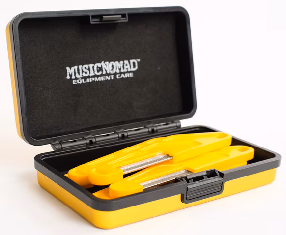Music Nomad Electric Guitar Diamond Coated Nut File Set Light Strings - Narzędzia