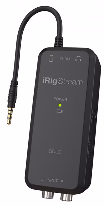 IK Multimedia iRig Stream Solo - Analogowa konsoleta mikserska