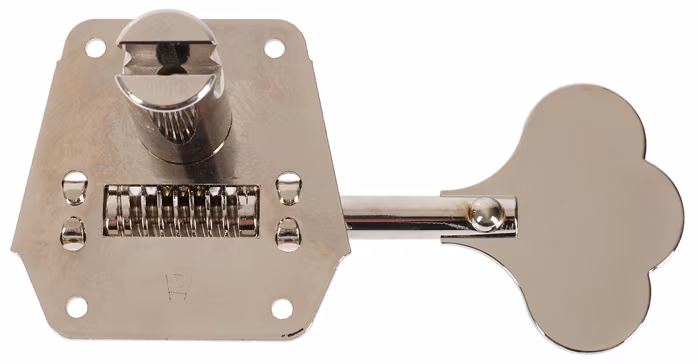 Fender Pure Vintage Bass Tuning Machines, Nickel-Plated Steel, (4) - Klucze do gitary basowej
