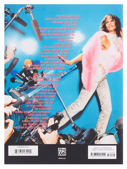MS Houston, Whitney The Greatest Hits - Śpiewnik