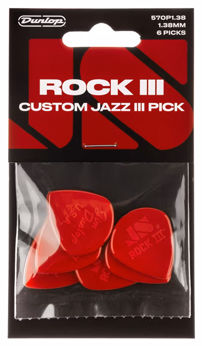Dunlop Rock III custom Jazz III Picks 1.38 - Kostki
