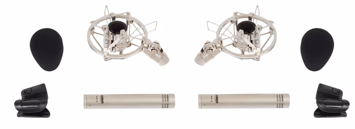Warm Audio WA-84 Stereo Pair Nickel - Mikrofon pojemnościowy