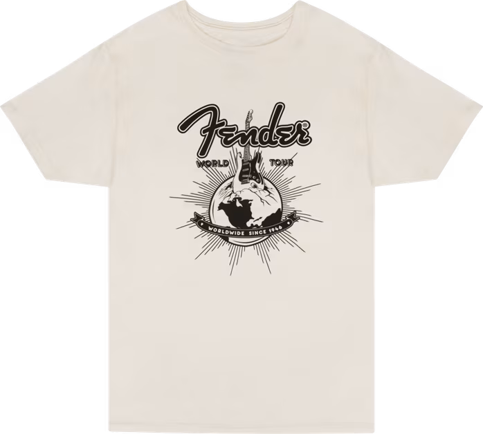 Fender World Tour T-Shirt - L - Koszulka