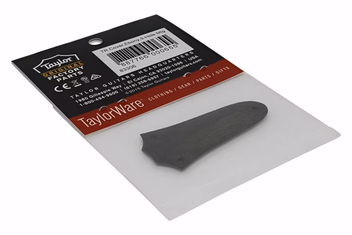 Taylor 83306 Truss Rod Cover Ebony 3 Hole - Sprzęt gitarowy