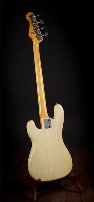Fender 1966 Precision Bass Refin Trans Blonde 1-Piece Ash Body - Elektryczna gitara basowa