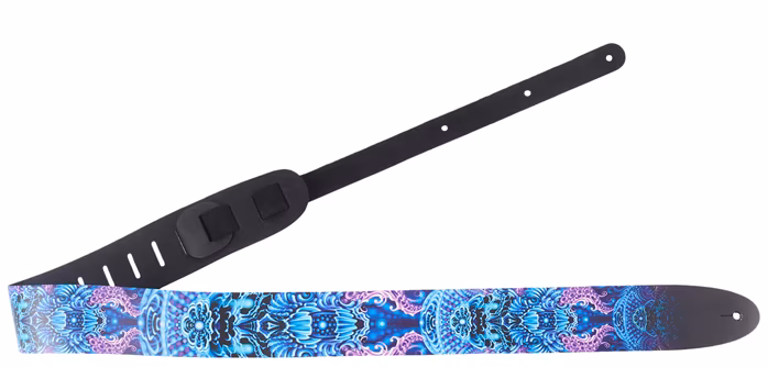 Perri's Leathers 11048 David Bollt Leather Strap Electric Deep - Pas gitarowy