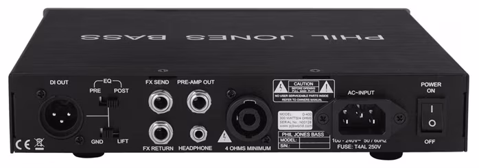 Phil Jones D400 - Wzmacniacz tranzystorowy do gitar basowych