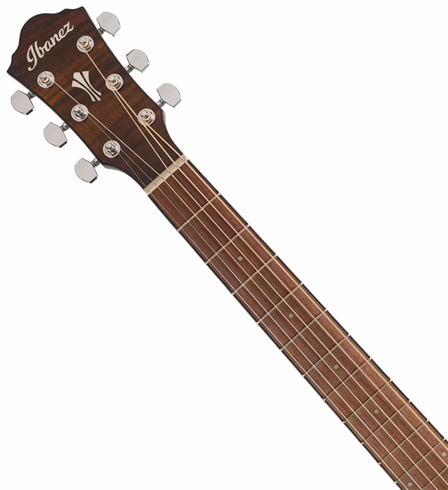 Ibanez AEG70L Tiger Burst (zanowny) - Leworęczna gitara elektroakustyczna