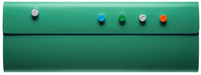Teenage Engineering OP-1 leather wrap green - Pokrowiec transportowy
