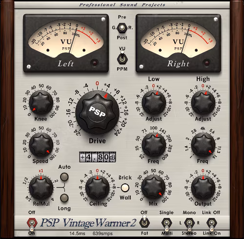 PSP Audioware Vintage Warmer 2 - Oprogramowanie
