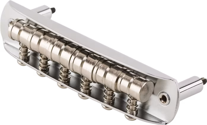 Fender American Professional Jaguar/Jazzmaster 9.5" Radius Bridge Assembly, Nickel - Mostek