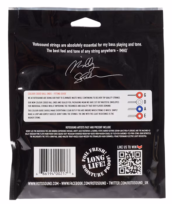 Rotosound BS66 - Struny do gitary basowej