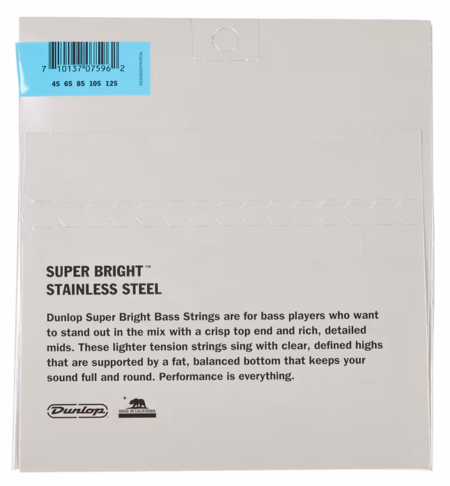 Dunlop DU DBSBS45125 - Struny do pięciostrunowej gitary basowej