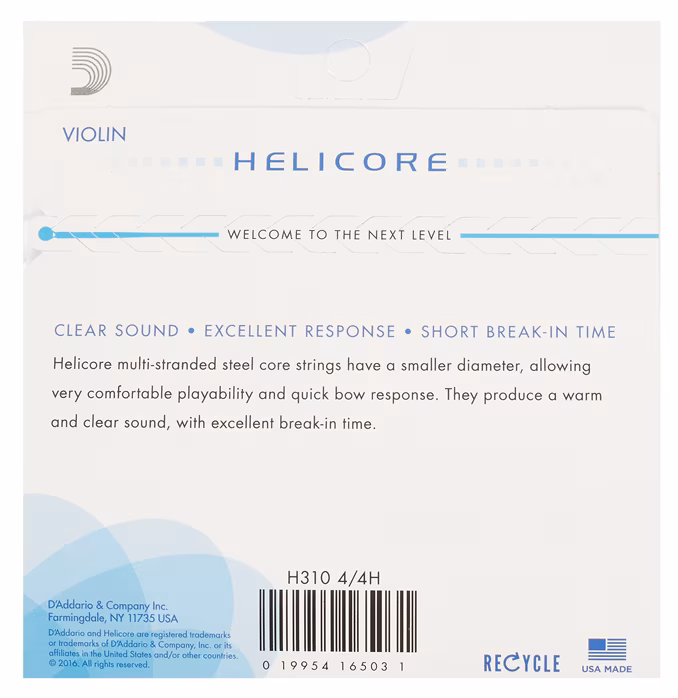 D'Addario Helicore vln 4/4 H - Struny skrzypcowe