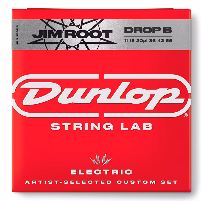 Dunlop Jim Root String Lab Guitar Strings 11-56 Drop B - Struny do gitary elektrycznej