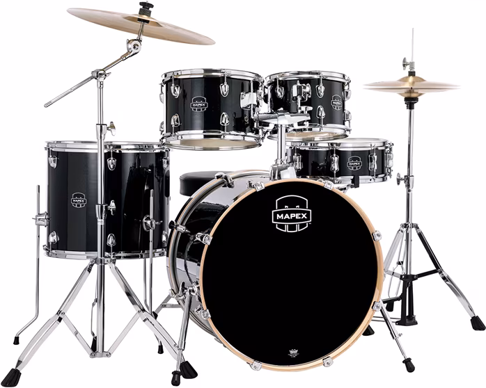 Mapex Venus Black Galaxy Sparkle Rock Kit - Zestaw perkusyjny