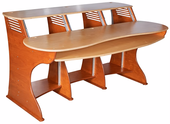 Razzor Cases Studio furniture - Studio table - 3 worktops, 3x 4U + 3x 10U - Meble studyjne