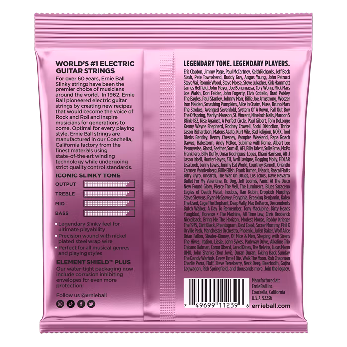 Ernie Ball 3213 Nickel Wound Mega Slinky 3 Pack - Struny do gitary elektrycznej