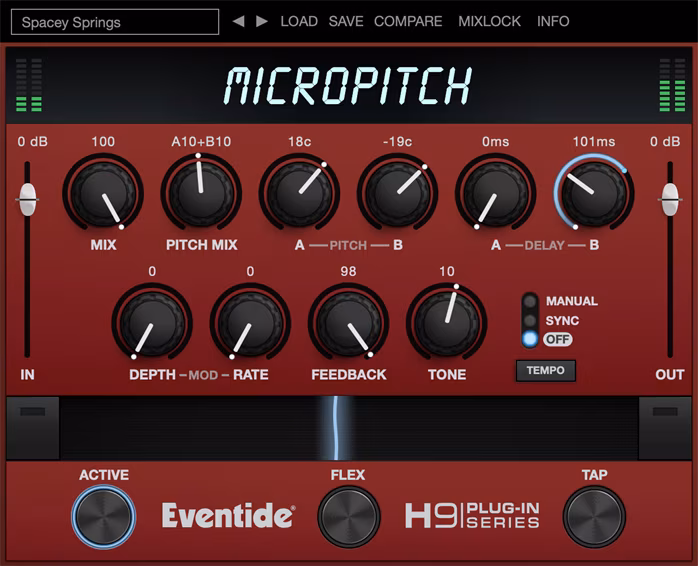 Eventide MicroPitch - Oprogramowanie