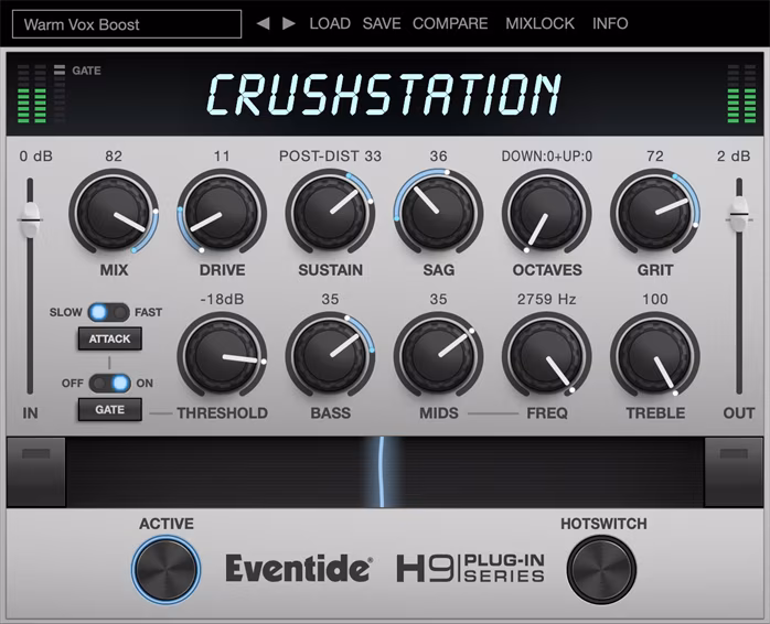 Eventide CrushStation - Oprogramowanie