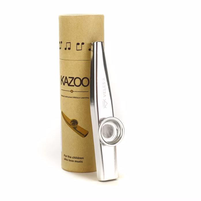 Veles-X Kazoo Metal, Silver - Kazoo
