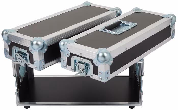Razzor Cases 4U rack 300 with storage compartments in the lids - Rack case