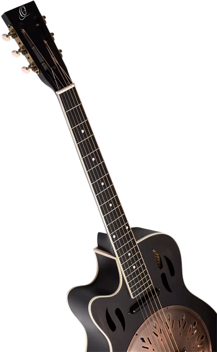 Ortega RRG40CE-DBK-L - Leworęczna gitara rezofoniczna elektroakustyczna
