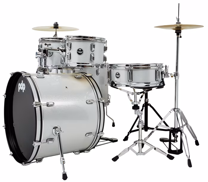 PDP Center Stage Diamond White Sparkle Rock Set - Zestaw perkusyjny