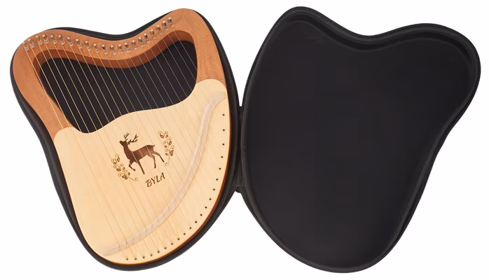 Byla Lyre Harp 21 Strings Coffee - Lirka