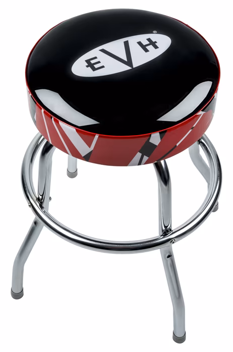 EVH 24" Barstool with Striped Trim - Krzesło barowe