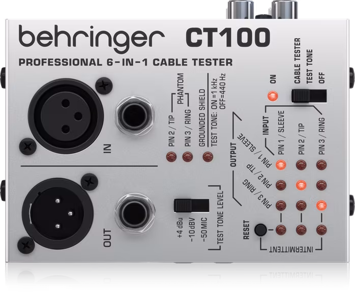 Behringer CT 100 - Testery kablowe