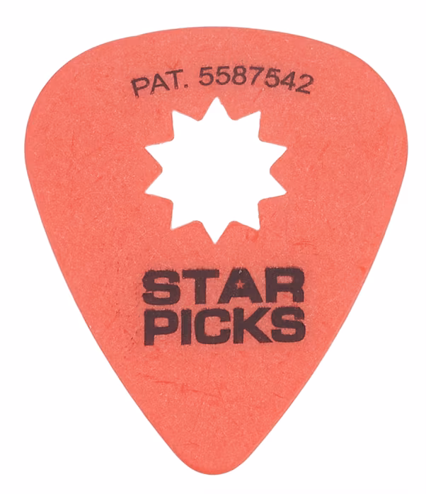 Star Picks 0.50 mm Red - Kostki