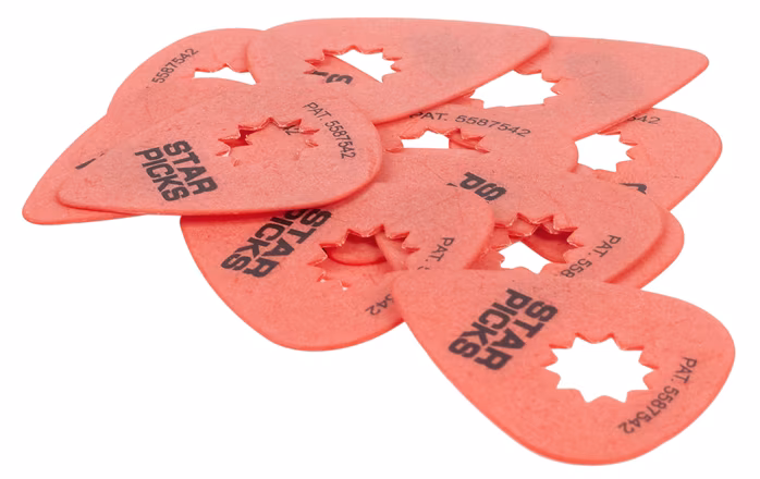 Star Picks 0.50 mm Red - Kostki