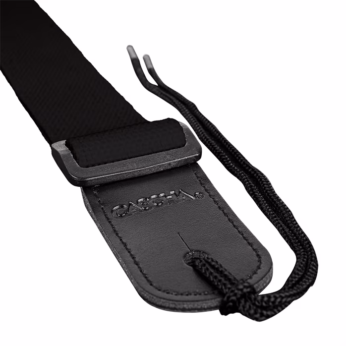 Cascha Ukulele Strap Poly-Cotton - Black - Pas do ukulele