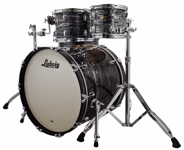Ludwig Classic Maple Mod Vintage Black Oyster - Zestaw perkusyjny