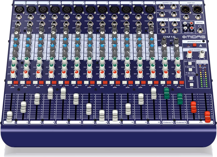 Midas DM16 - Analogowa konsoleta mikserska